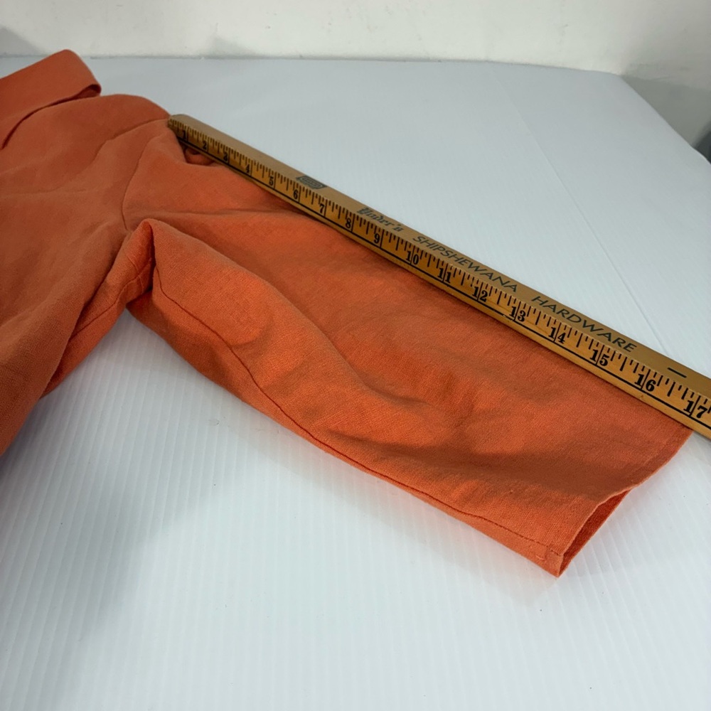 Richard Malcolm Linen Rayon Jacket blouse size 14 - Picture 7 of 10